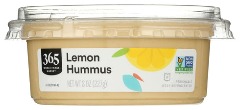 365 by Whole Foods Market Hummus, 8 , Lemon Ounce