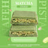 (3.5oz/100g) Rawmantic Matcha Dubai Chocolate Knafeh Pistachio Plant-Based, Vegan, Matcha Infused Chocolate, Crunchy