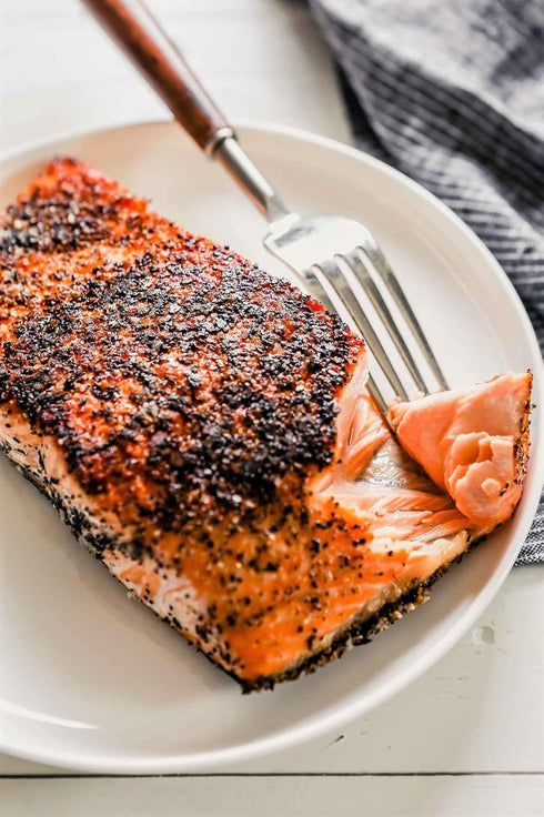 2 3oz - King Red Salmon Rub Classic Potlatch Seasoning Dry Spice Blend - Grilled Salmon, Seafood and Veggies All