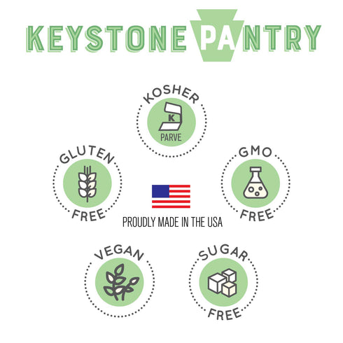 2 LB Keystone Pantry Sugar-Free Brown Sugar Substitute Bag Naturally Sweetened with Erythritol Zero Net Carbs Zero