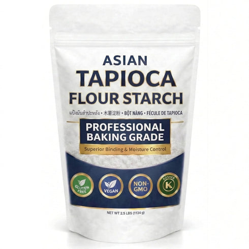Tapioca Flour for Baking - Tapioca Starch Powder 2.5 lb Resealable Poly