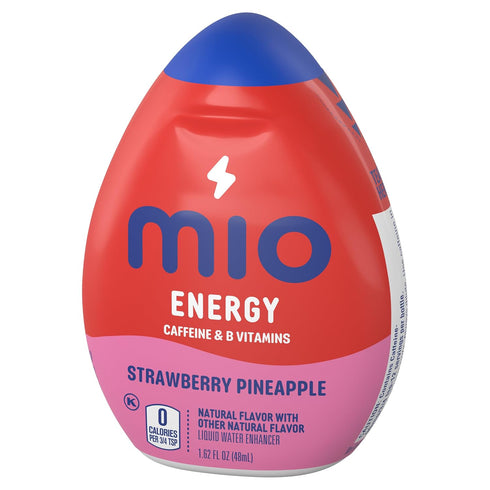 1.62 OZ. (Pack 8) Mio Energy Liquid Water Enhancer, Strawberry Pineapple Smash