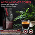 12oz Cardiology Coffee Whole Bean Coffee USDA Certified Organic, Mold Free Premium Medium Roast Organic Coffee Beans