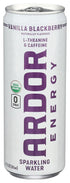 Ardor, Water Sparkling Mountain Blackberry Oragnic, 12 Fl Oz