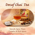 50 Count, CO2 6 WT WEETEE Decaf Chai Tea Bags Blend Decaffeinated Black Tea with Spices Chai, Rich & Cinnamon Aroma