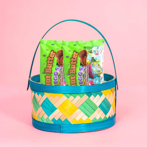 Candy Creations On Cloud 9 Pack 2, 4.5 Peanut Butter Chocolate Eggs Easter Candy, Shareable Bags, of Ounces Each, Full