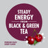 V8 +ENERGY 11.5 OZ 4 Count (Pack 6) Black Cherry Energy Drink, Made with Real Vegetable and Fruit Juices, FL Can