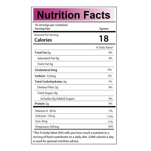 Organic Dulse Flakes - Sun Dried, Wild Crafted North Atlantic Dulse - Palmaria Palmata (4 oz)