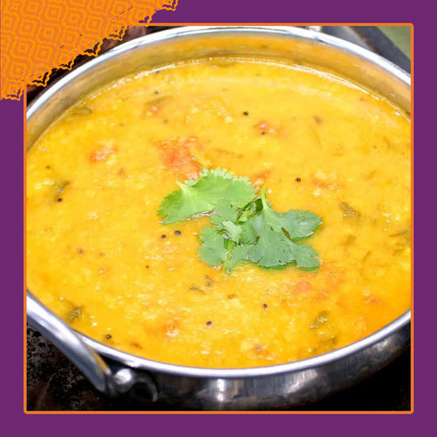 10.05 oz Patak's Madras Yellow Dal, Savory Lentils in Creamy Coconut Milk with Sweet Peppers & Spices, Vegan