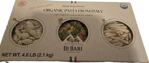 Generic DI BARI Organic Italian Pasta Variety Pack | 100% Italian Grain |