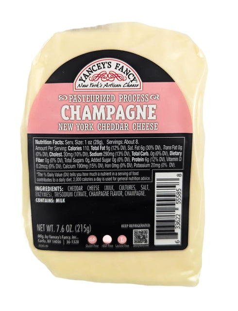 Generic Yanceys Fancy Cheese Champagne 7.6 oz (Pack of 4)