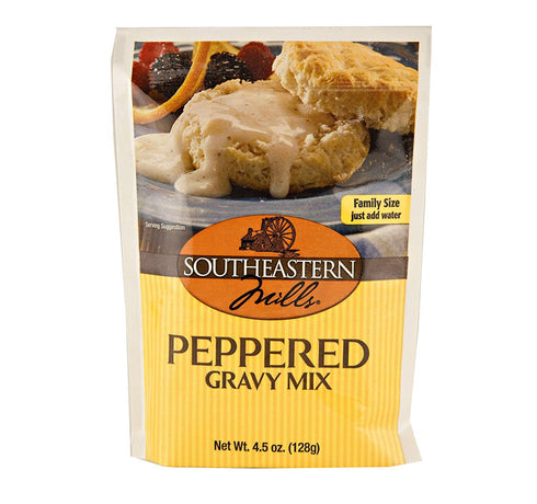 Southeastern Mills Old-Fashioned Peppered Gravy Mix, 4.5 Oz. Package, Pack of 2