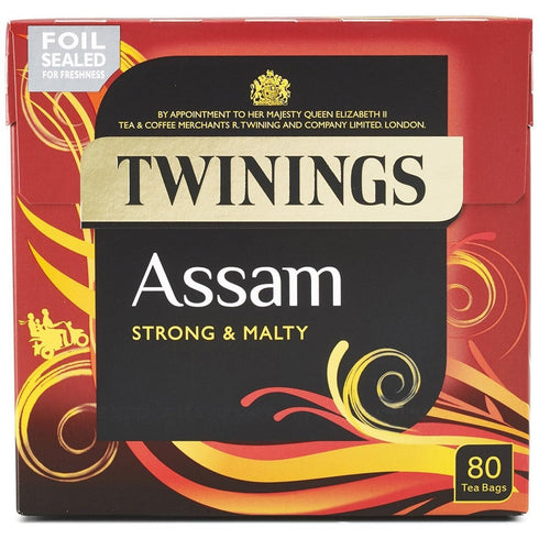 Twinings Assam Strong and Mighty Tea Bags, 80 Count