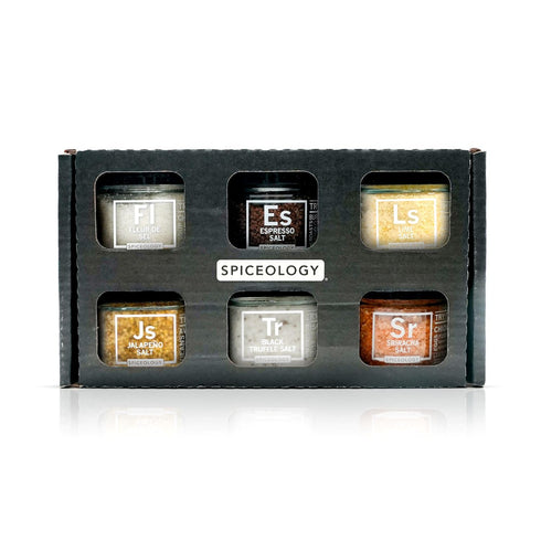 Spiceology - Gourmet Luxe Infused Salt Sampler Gift Set - Set of