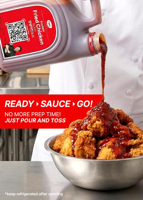 7.1 lb (3.2 TBK THEBORN Korean Fried Chicken Glaze, Sweet and Spicy Gochujang Coating for Crispy Fried Favorites