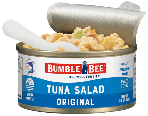 (8 Bumble Bee Lunch on the Run Bulk Bundle Total Kits) - Original Tuna Salad and Classic Chicken Salad with Crackers