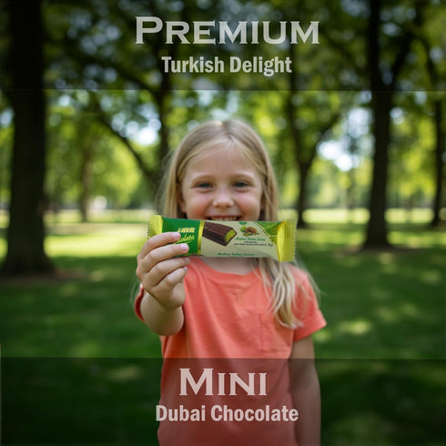 Generic 4-Pack 35 (1.23 oz) Mini Dubai Chocolate Bars with Pistachio Milk Chocolate, g Each
