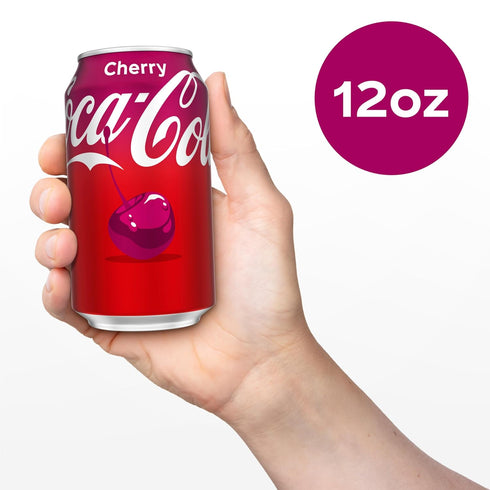 12 Oz (pack 12) Coca-Cola Cherry Coke Soda, Fl