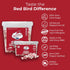 46 oz 3 lb Red Bird Peppermint Puffs Bag and Red Bird Crushed Peppermint Candy Tub Bundle, Gluten-Free Kosher Candy