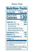 12 Oz Carrington Farms USDA Certified Organic Grass Fed, Compare Our Cost Per Ounce, Ghee, Fl