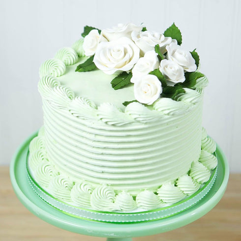 3 120 Count Global Sugar Art Rose Leaf Dark Green Sugar Cake Flower, Sizes, by Chef Alan Tetreault