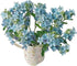 10 Stems of Fresh Blue Tweedia for DIY Floral Arrangements - Perfect for Weddings and Anniversaries