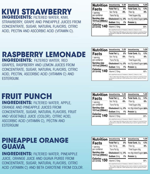 Pack, 10 Oz (Pack 12) Langers Tropical Variety Fl