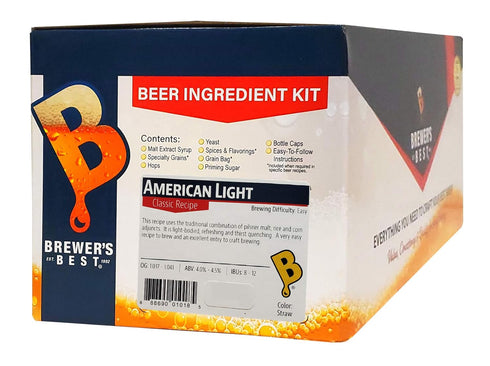 Brew & grow Brewer's Best - 1018 - Home Brew Beer Ingredient Kit (5 Gallon),