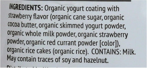 Natural SeaOrganic Wood Straw Yogurt Rice 2.1 Oz (Pack Of 8)