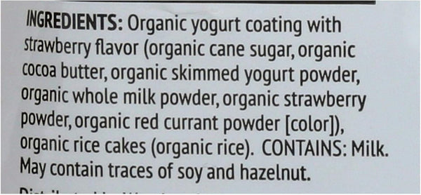 Natural SeaOrganic Wood Straw Yogurt Rice 2.1 Oz (Pack Of 8)