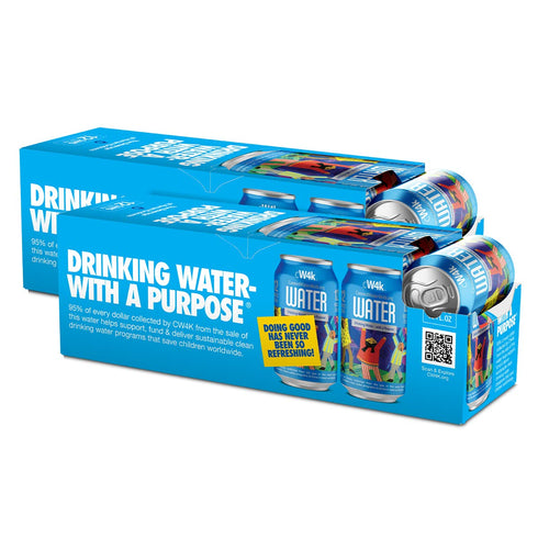 CannedWater4Kids (CW4K) CW4K 12-oz (1 24 Purified Canned Water in Aluminum Cans. BPA-free. Eco-friendly. Case, cans)