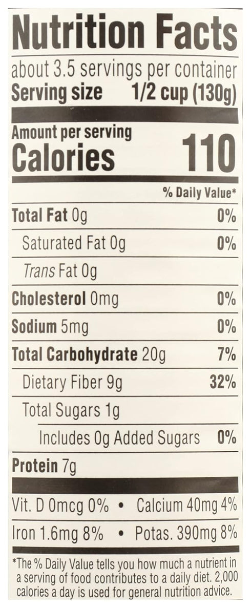 365 15 (Pack 4) by Whole Foods Market, Unsalted Black Beans, Ounce