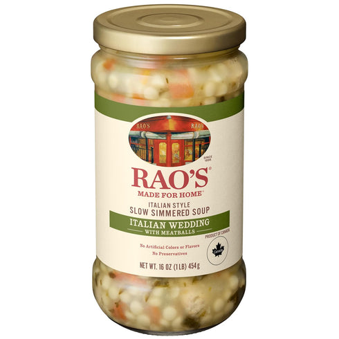 Rao's Homemade Italian Wedding Soup, 16oz, Traditional Italian Heat and Serve Soup,