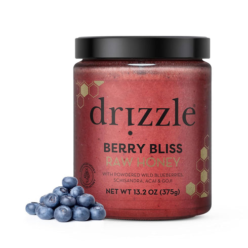 Drizzle Berry Bliss Raw Honey - All Natural Pure Raw Honey with