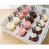 Sumerk 24PCS Black Glitter Cupcake Toppers, 18th Birthday Picks, Anniversary Party Decorations