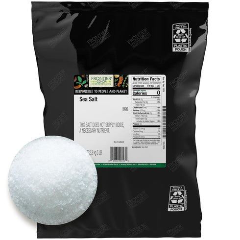 Frontier Natural Products Co-op Sea Salt (5 lbs)