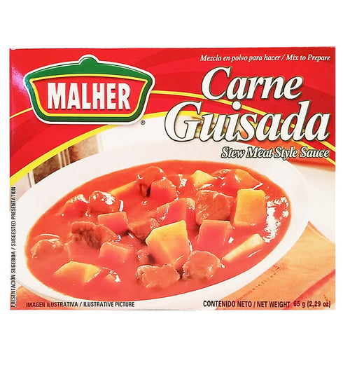 Malher Stewed Meat Mix 2.29 oz - Carne Guisada