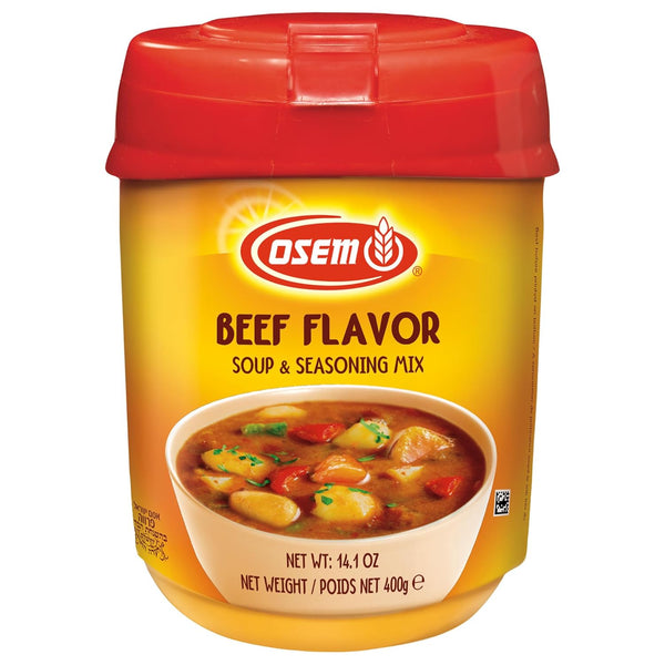 Osem Beef Flavored Soup & Seasoning Mix - Powder Broth Base, Perfect