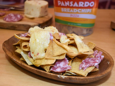 Pack PANSARDO BREADCHIPS Traditional Sardinian Savory Bread Chips - Original Flavor - Four