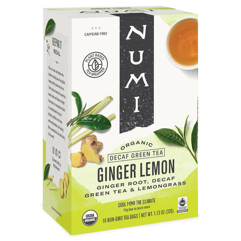 Numi Organic Tea Orange Spice, 16 Count Box of White Tea Bags