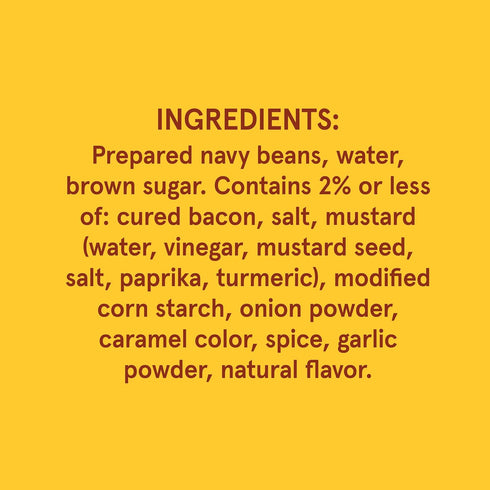 8.3 oz (Pack 12) BUSH'S BEST Canned Original Baked Beans, Source of Plant Based Protein and Fiber, Low Fat, Gluten Free