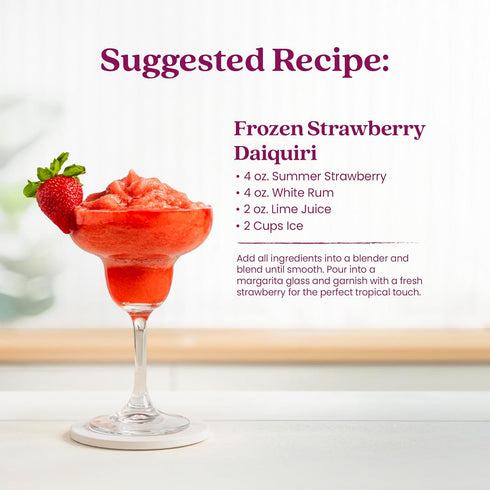 Summer 100% 2-Pk, 48oz Smartfruit Strawberry + Antioxidants Real Fruit Pure with Strawberries, Apple & Pineapple Great