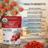 Packed, 3.17 oz Pure Anatolia Organic Sun-Dried Tomatoes Julienne Cut Dry No Oil Added, Unsulfured, No Preservatives