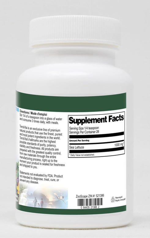 Terravita (1 oz, 521386) Sea Lettuce Powder ZIN: