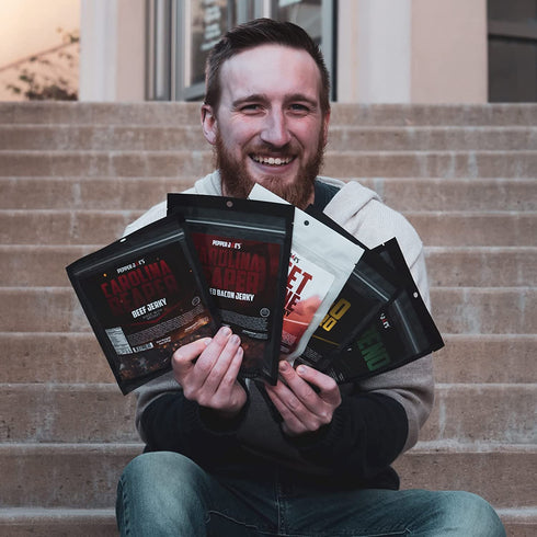 2 (2 Pack) Pepper Joes Carolina Reaper Bacon Jerky Dangerously Delicious Uncured Spicy Jerky with Worlds Hottest Pepper