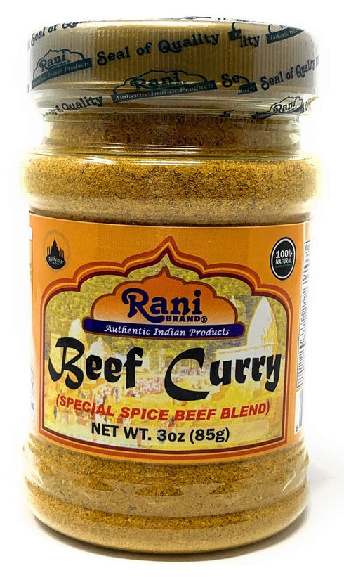 Rani Beef Curry Masala Indian 10-Spice Blend, 3oz (85g) PET Jar ~ All Natural | Vegan | Gluten Friendly | NON-GMO |