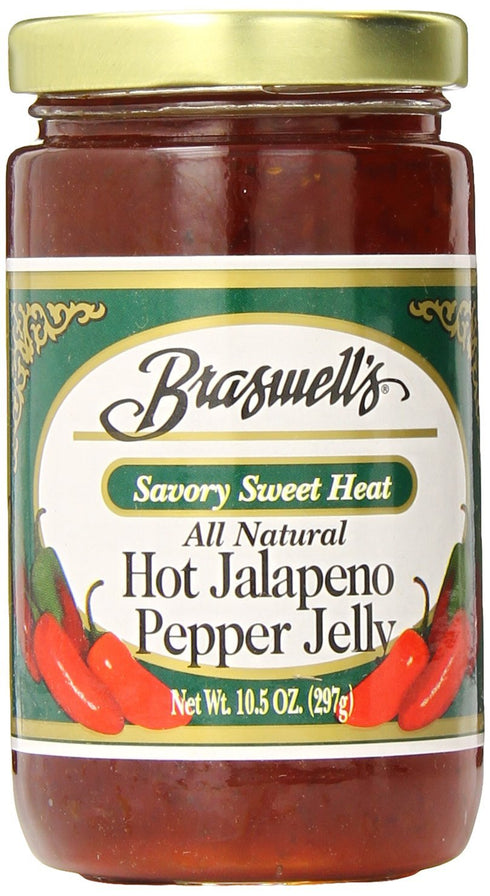 Braswell Pepper Jelly, Jalapeno, 10.5 Ounce (Pack of 6) (1-Pack)