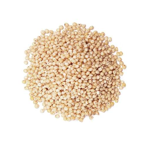 6 Food to Live Organic Italian White Whole Grain Sorghum, Pounds Non-GMO White Groats. Raw Milo Seeds. Vegan, Bulk