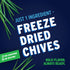 1 2 0.25 Litehouse Freeze Dried Chives - Organic Substitute for Fresh Chives, Jar Equal to Fresh Bunches, Non-GMO