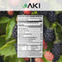 AKI BlackBerry Powder, Nutrient-Rich, Vitamin C, Sugar-Free, Vegan-Friendly for Baking, Flavoring, Smoothie, Yogurt,